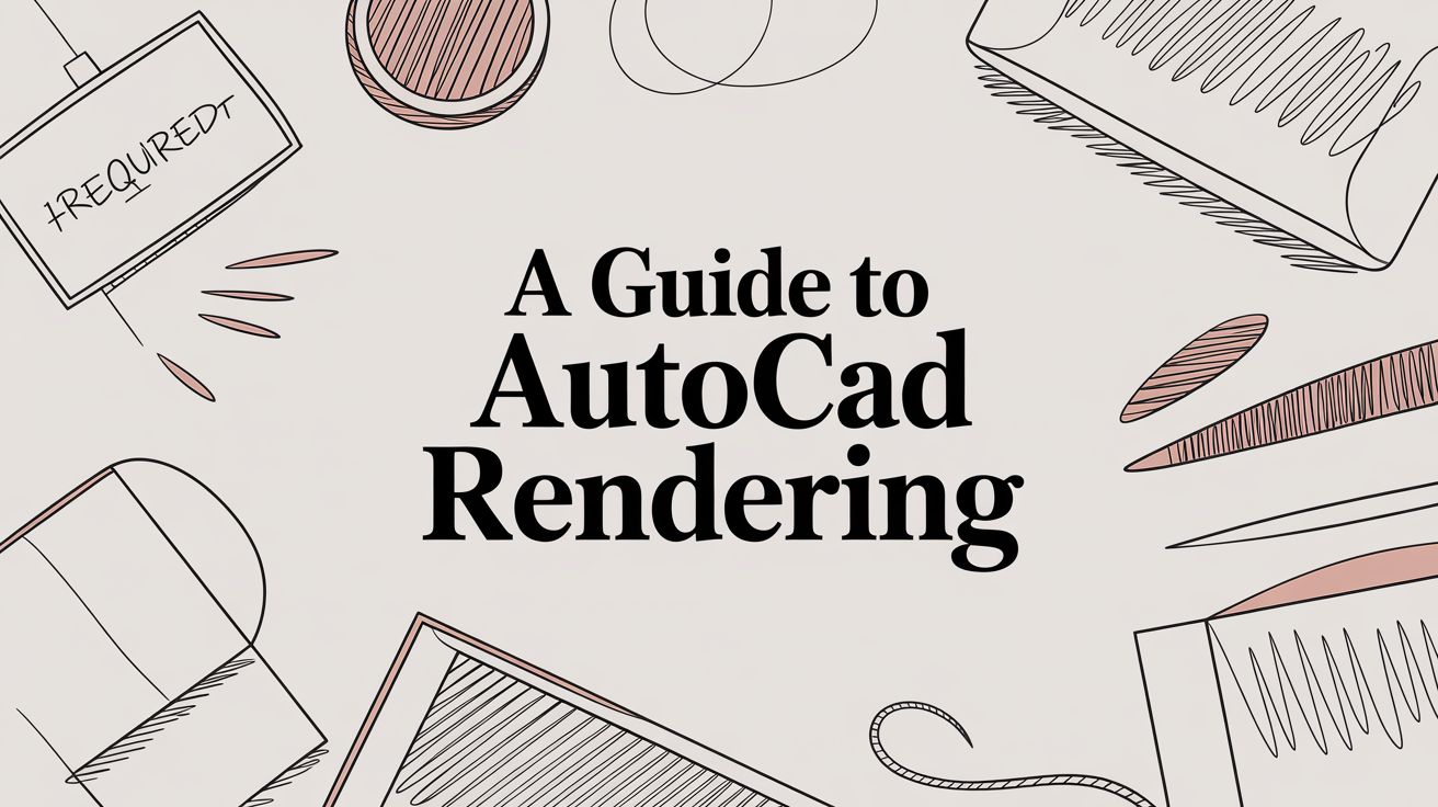 A Guide to AutoCAD Rendering