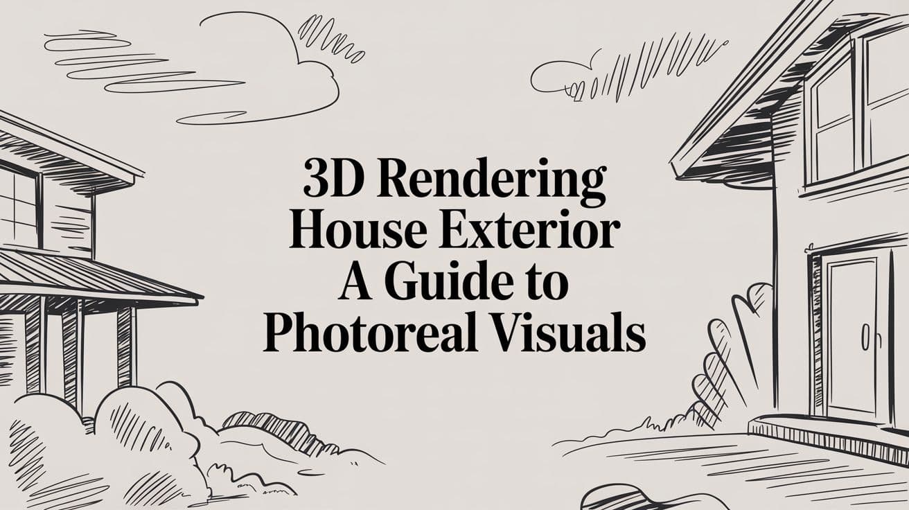 3D Rendering for House Exteriors: AI Workflow & Tips (2026)