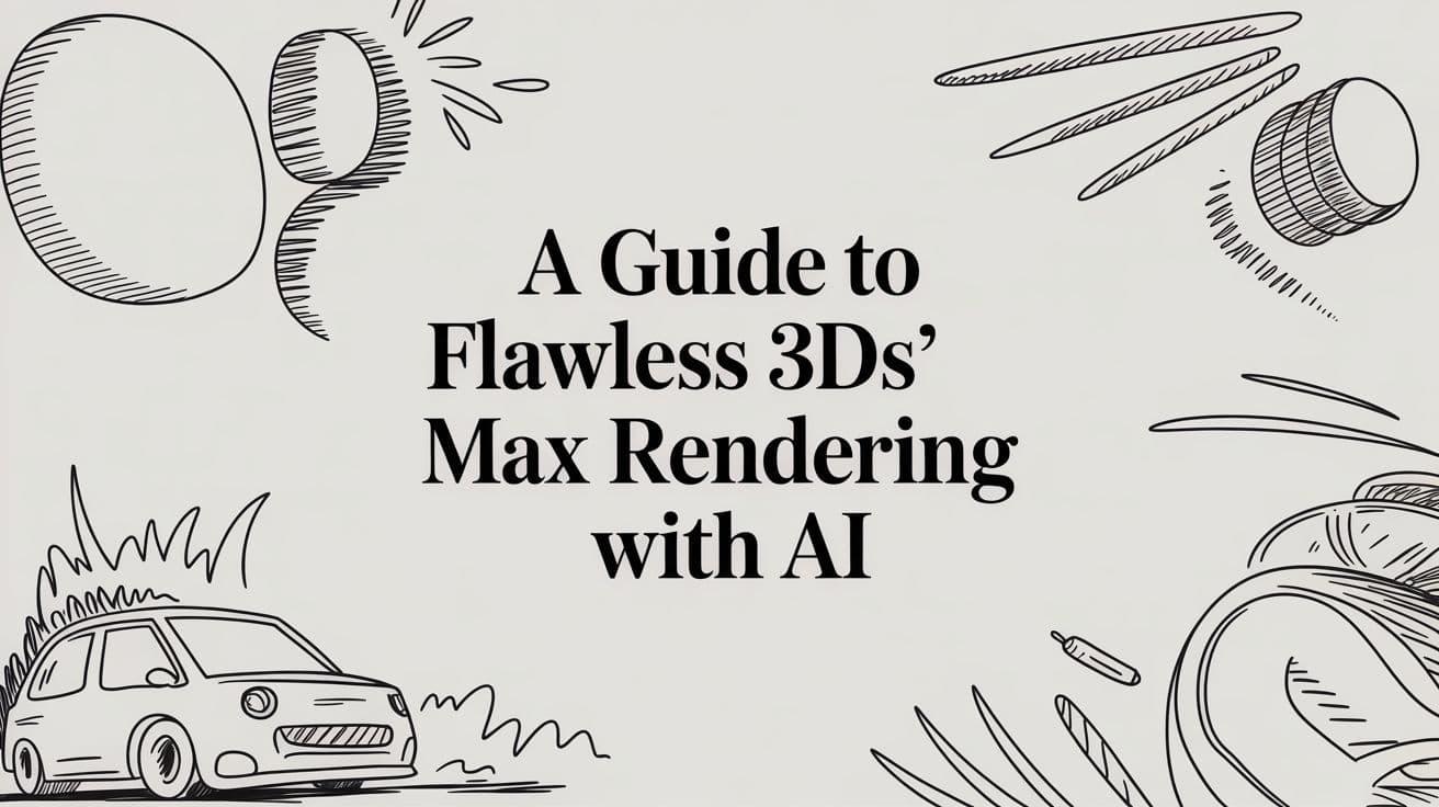 A Guide to Flawless 3ds Max Rendering with Vibe3D AI