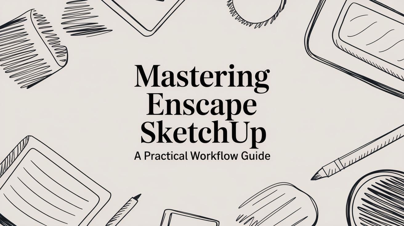 Enscape for SketchUp: Real-Time Rendering Workflow Guide