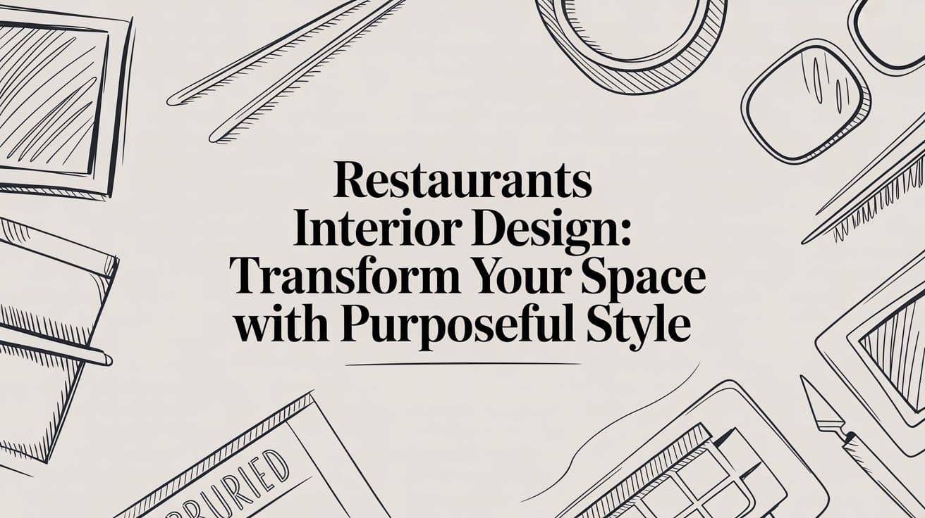 Restaurant Interior Design: Styles That Actually Work