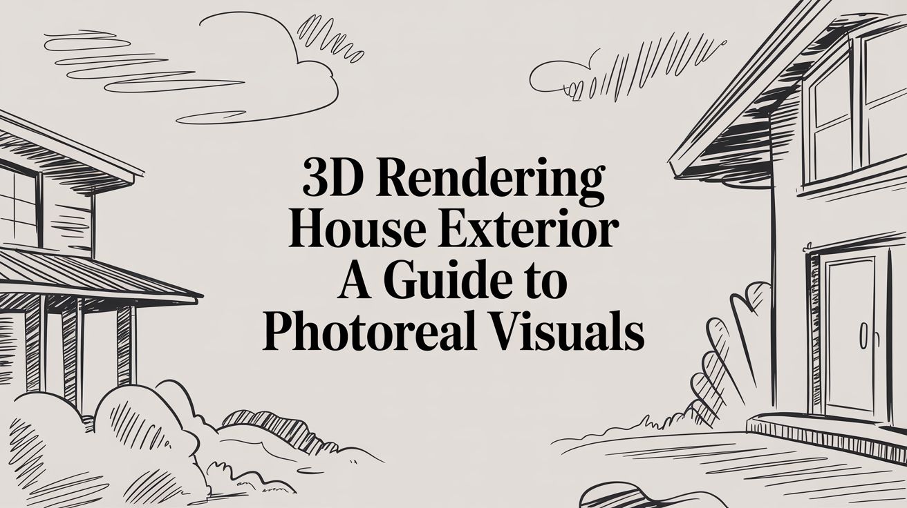 3D Rendering House Exterior: A Guide to Photoreal Visuals