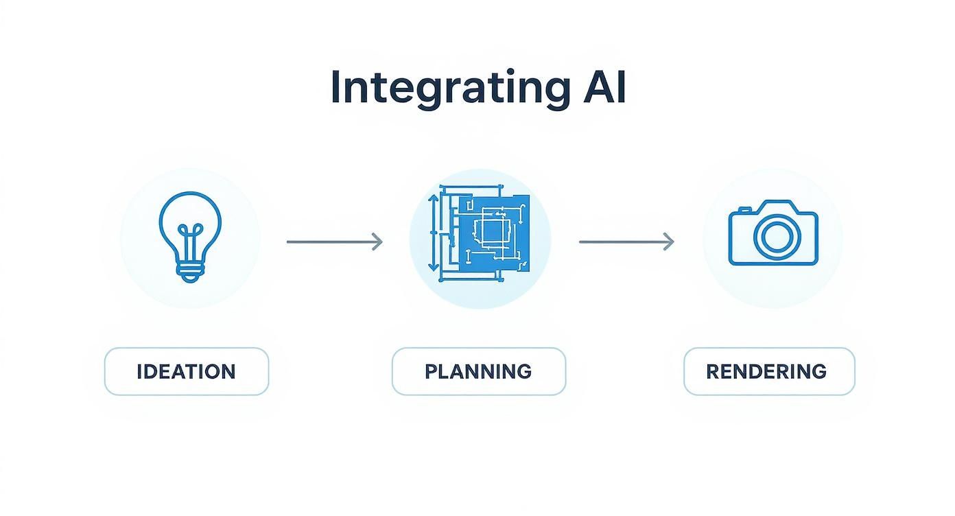Infographic about ai interior design