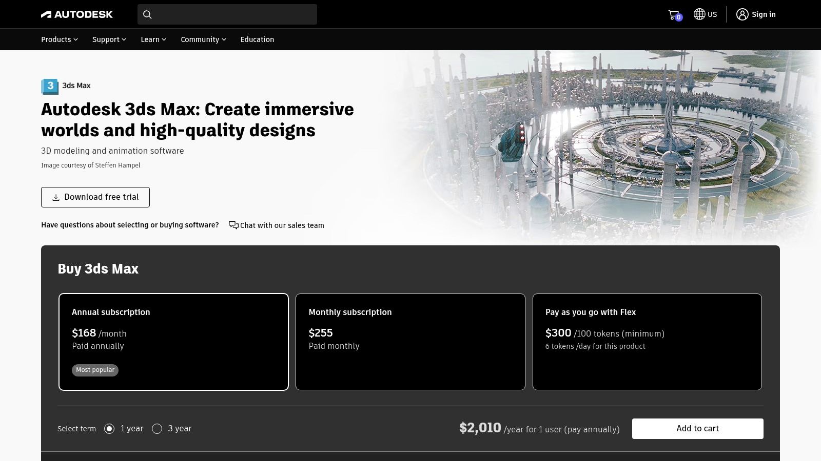 Autodesk 3ds Max (with Arnold)
