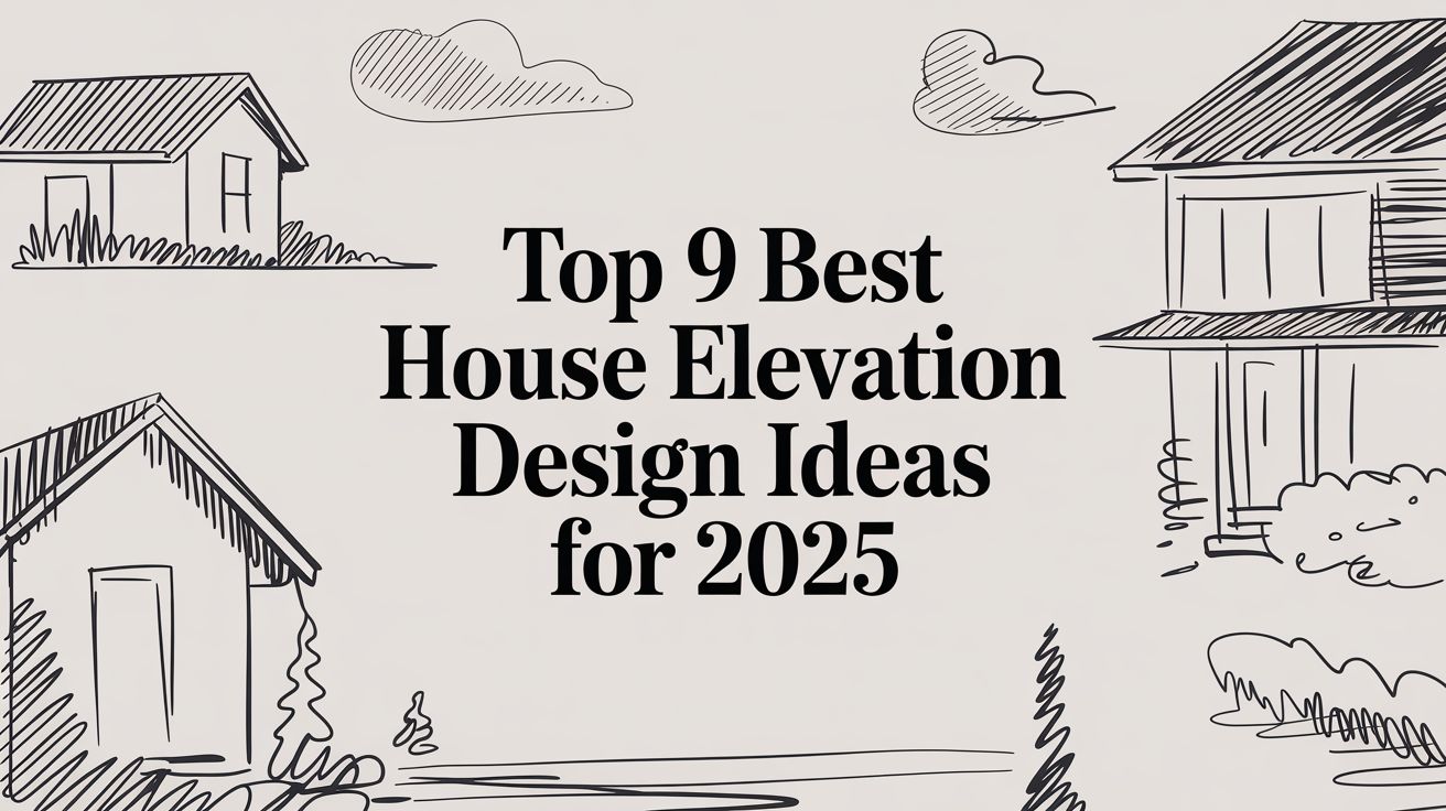Top 9 Best House Elevation Design Ideas for 2025