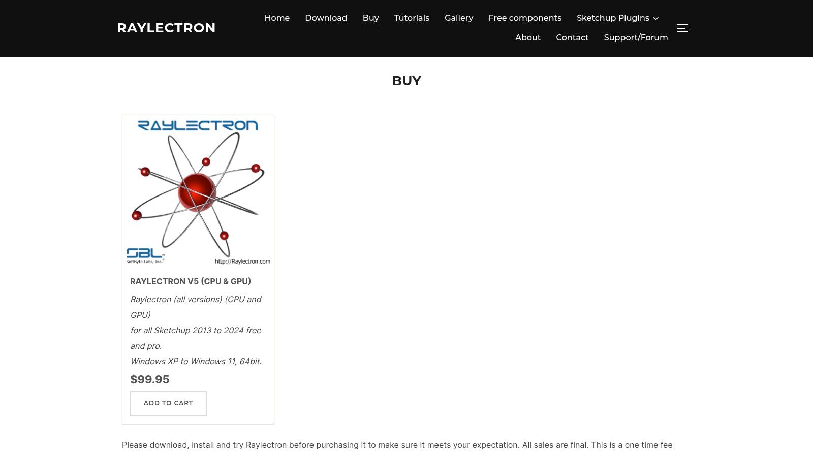 Raylectron for SketchUp