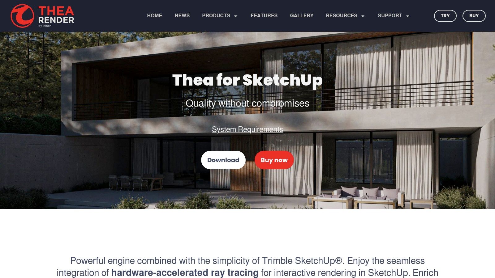 Thea Render for SketchUp