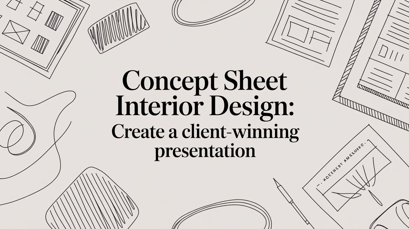 Concept Sheet Interior Design: Create a Client-Winning Presentation