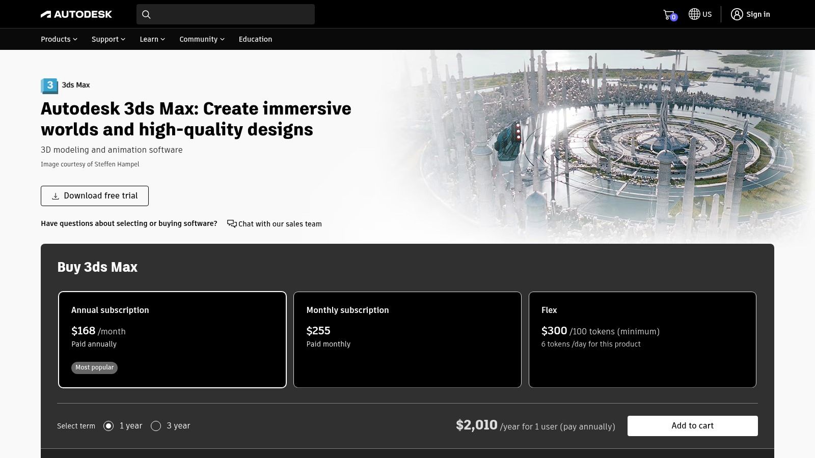 Autodesk 3ds Max + Arnold