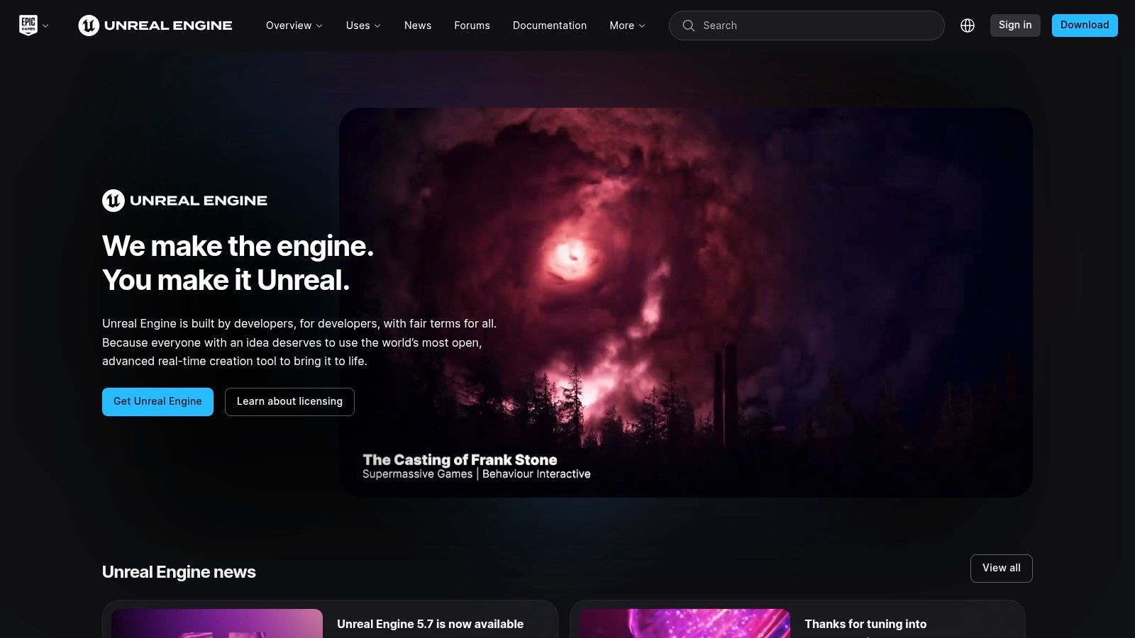 Unreal Engine (Epic Games)