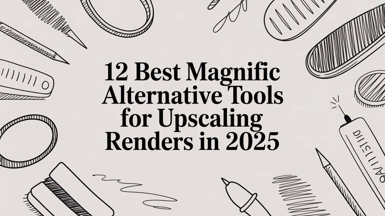 12 Best Magnific Alternative Tools for Upscaling Renders in 2025