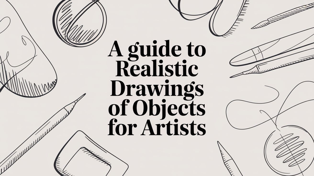A Guide to Realistic Drawings of Objects for Artists