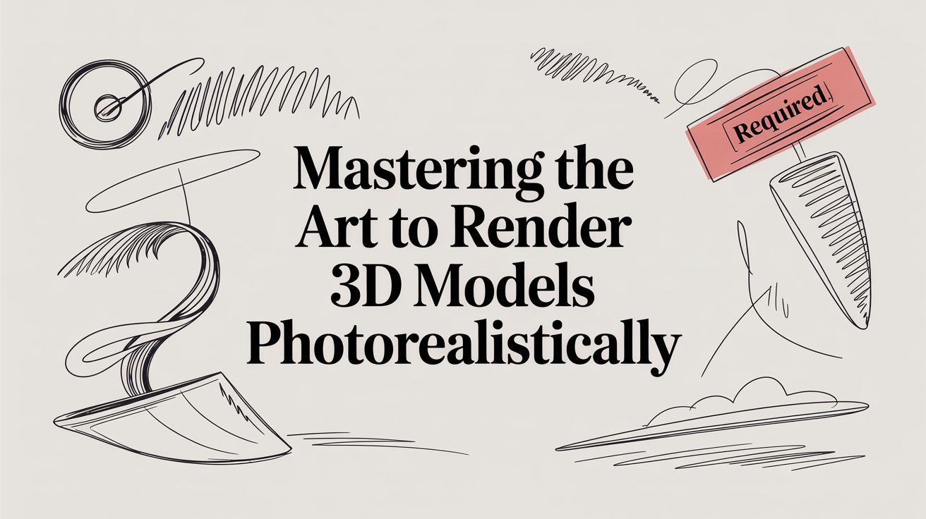 Mastering the Art to Render 3D Models Photorealistically