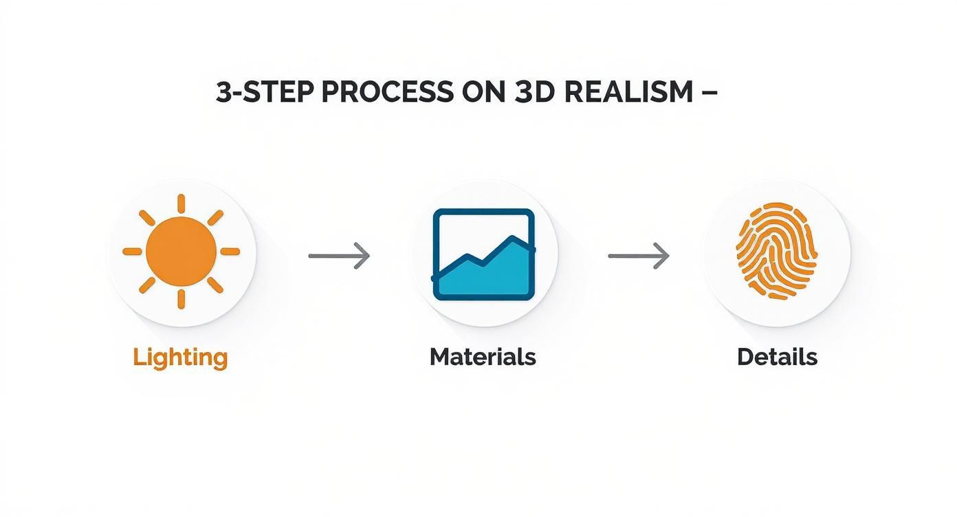 Infographic about render 3d