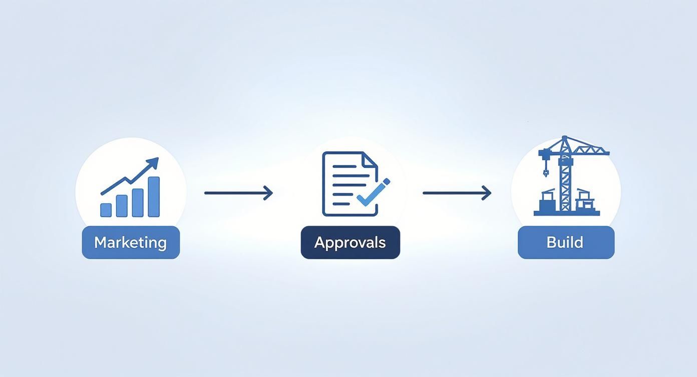 Infographic about rendered site plan