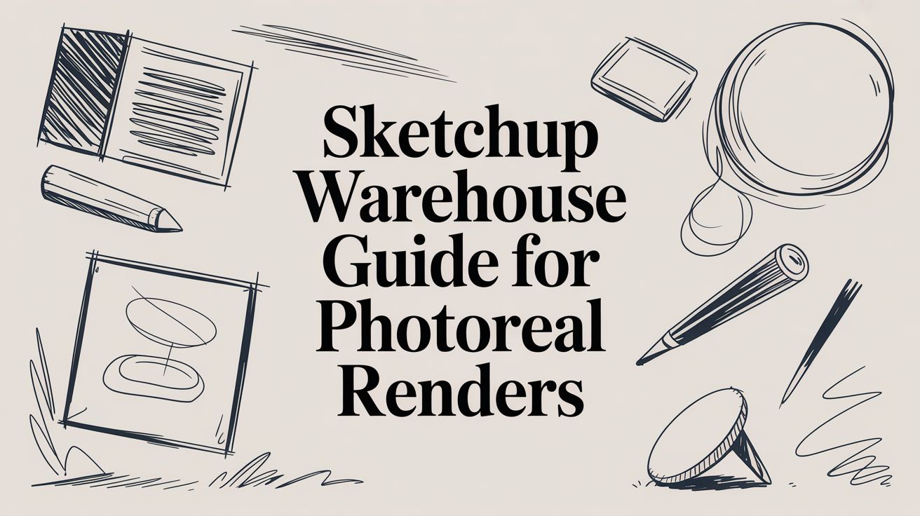 Sketchup Warehouse Guide for Photoreal Renders