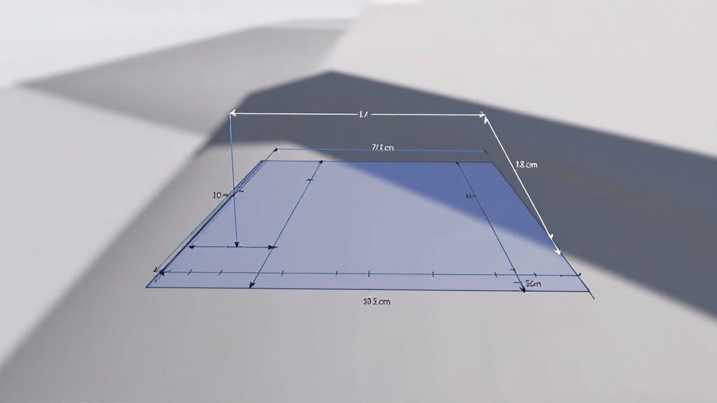 A 3D model of a modern interior showing realistic wood textures on furniture.