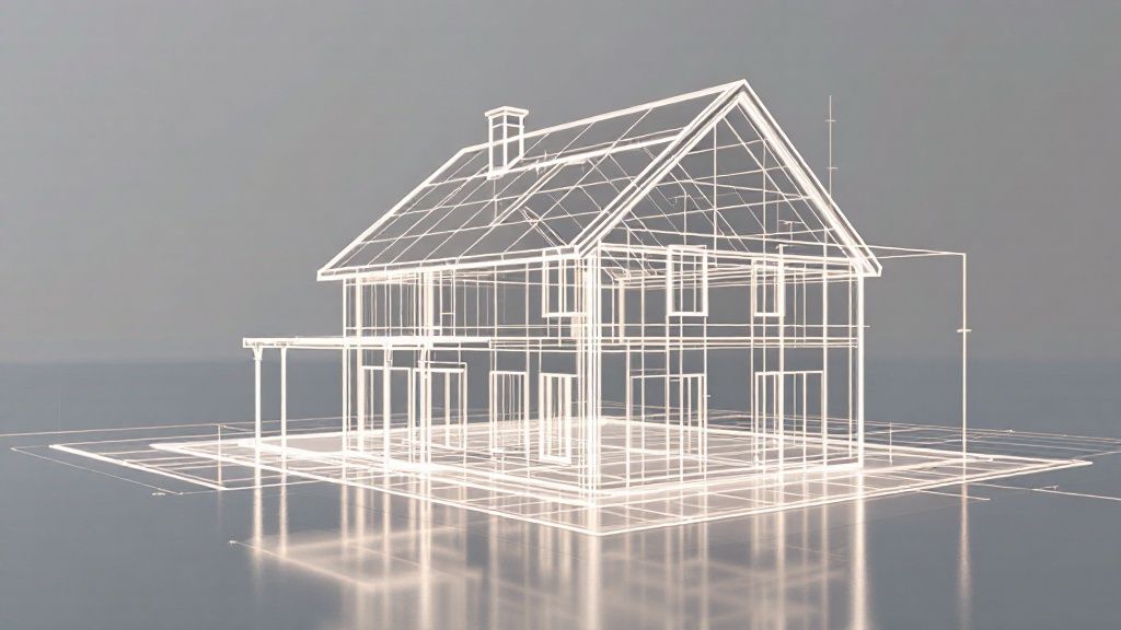 A photorealistic render of a modern living room created with Vibe3D.